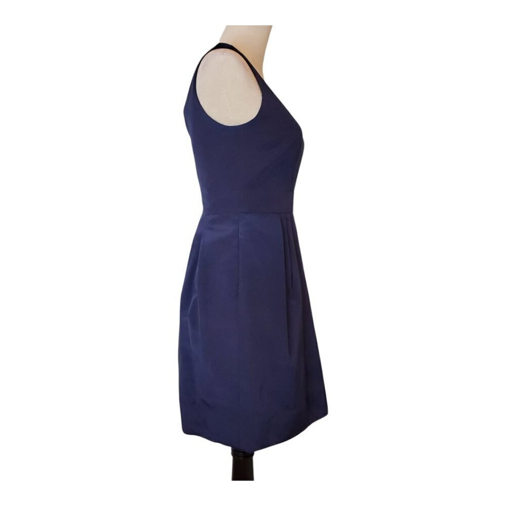 SHOSHANNA Mini Cocktail Dress Sleeveless Royal Blue Made in USA - Picture 4 of 9
